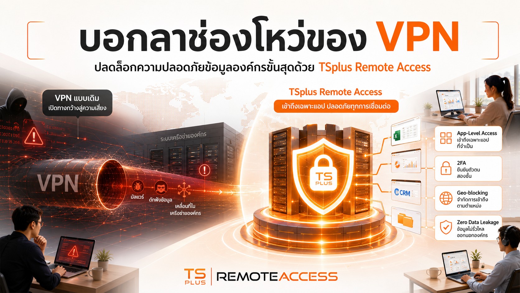บอกลาช่องโหว่ของ VPN